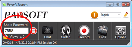 Technical Support > Desktop Screen Sharing